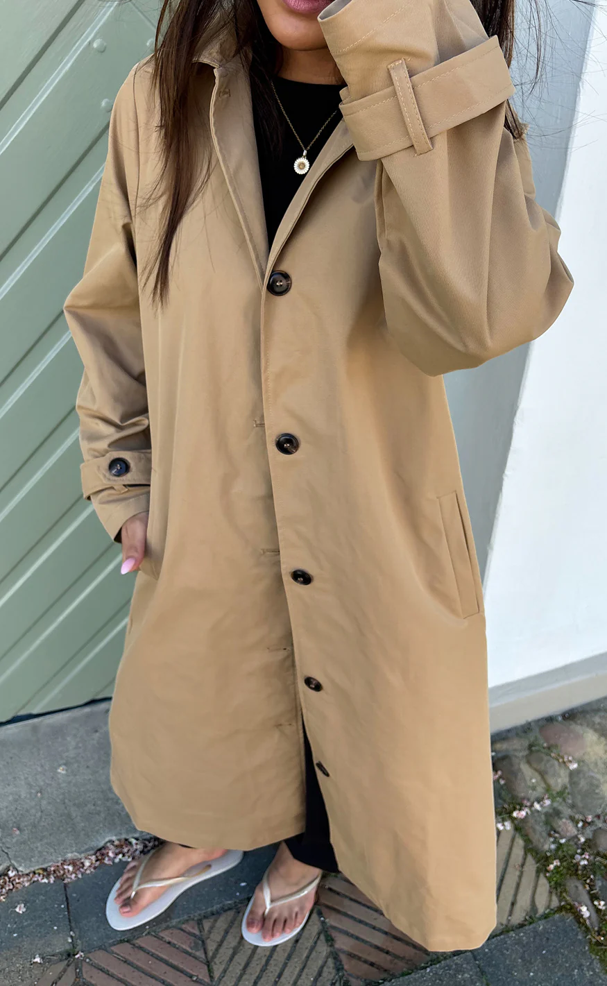 Say INA Copenhagen Trenchcoat - Louisa Long - Camel - Image 5