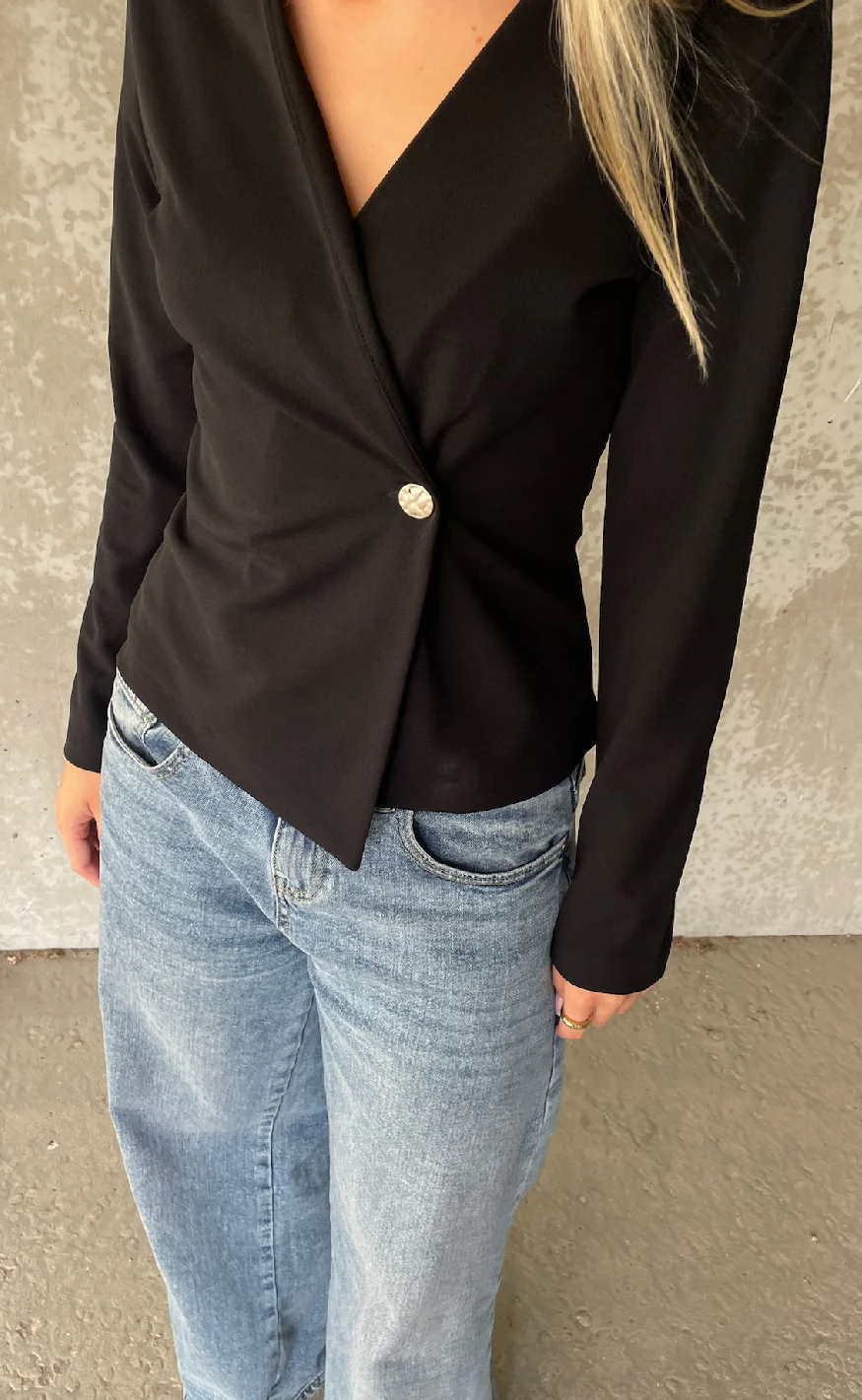 Sisters Point Bluse - Gevela LS - Black - Image 3