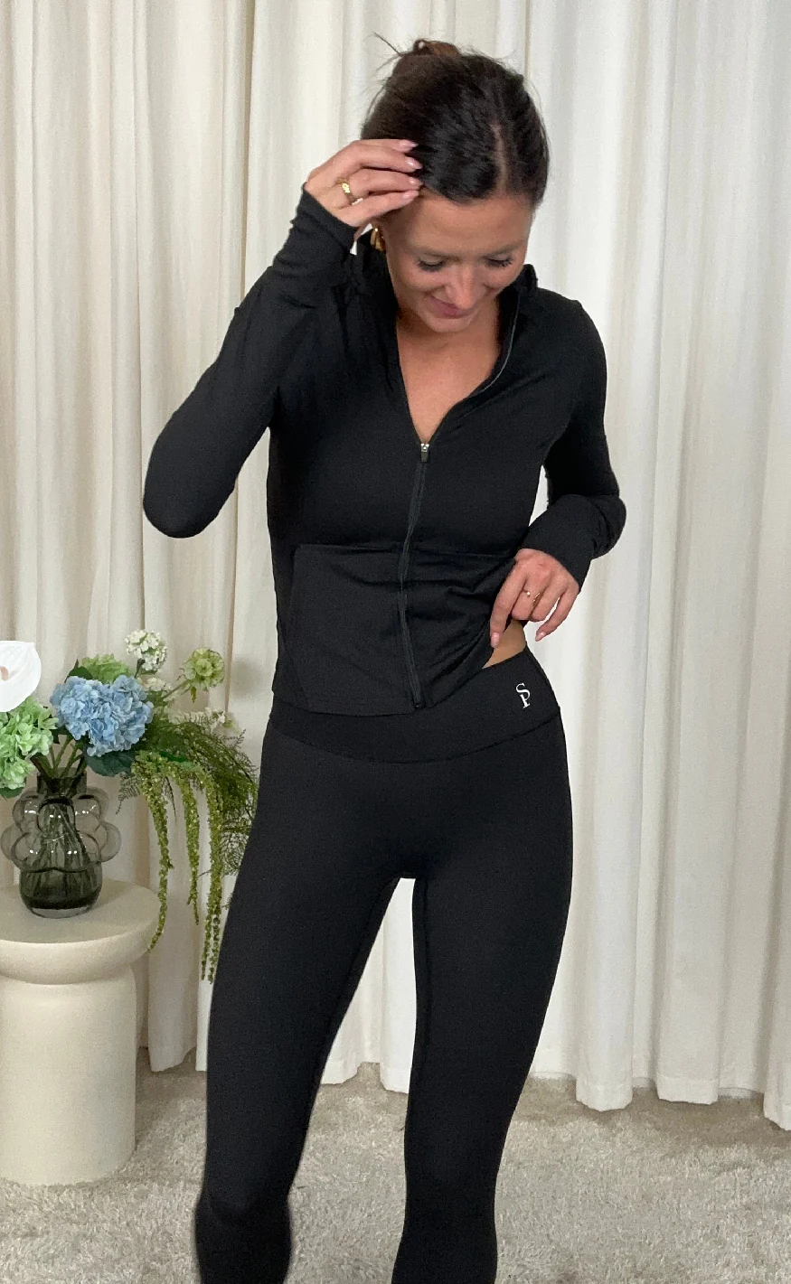 Sisters Point Bluse - Lay-LS - Black - Image 7