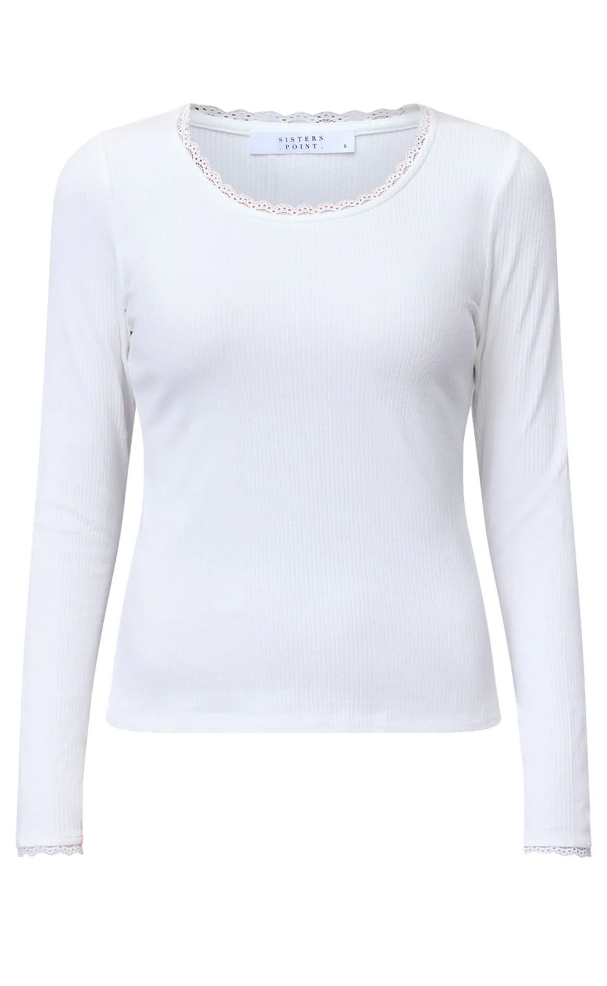 Sisters Point Bluse - Vacco - Off White - Image 2