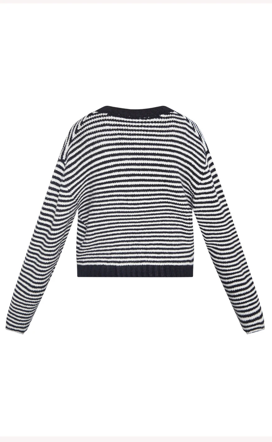 Sisters Point Cardigan - Helva - Black/Cream - Image 5