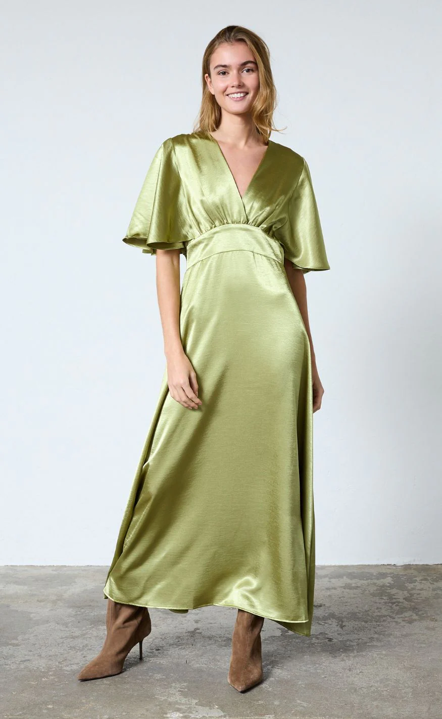 Sisters Point Kjole - GISELA-DR16 - Lime Green - Image 9