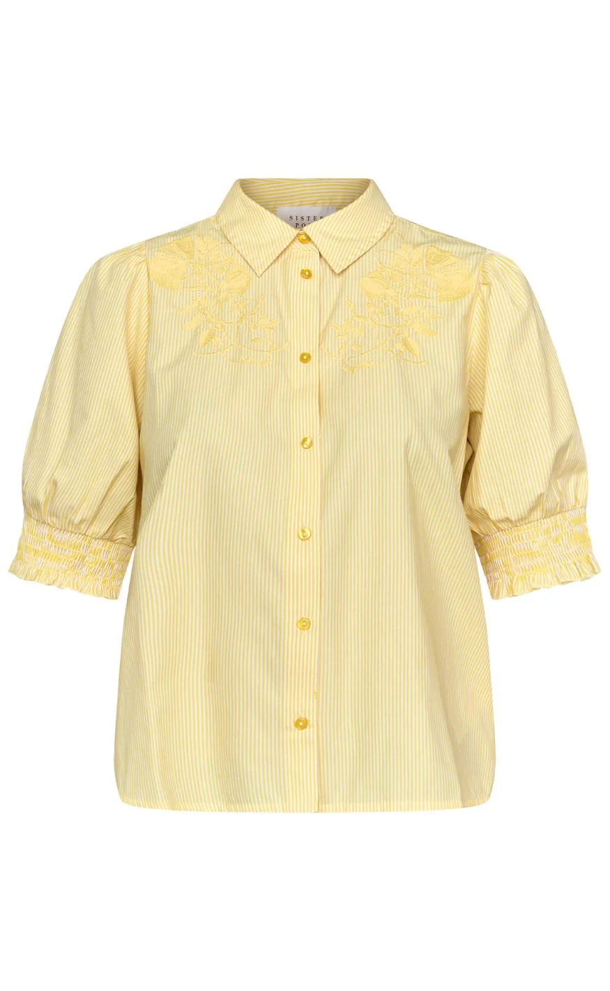 Sisters Point Skjorte - ISOLA-SS17 - Yellow Stripes - Image 2