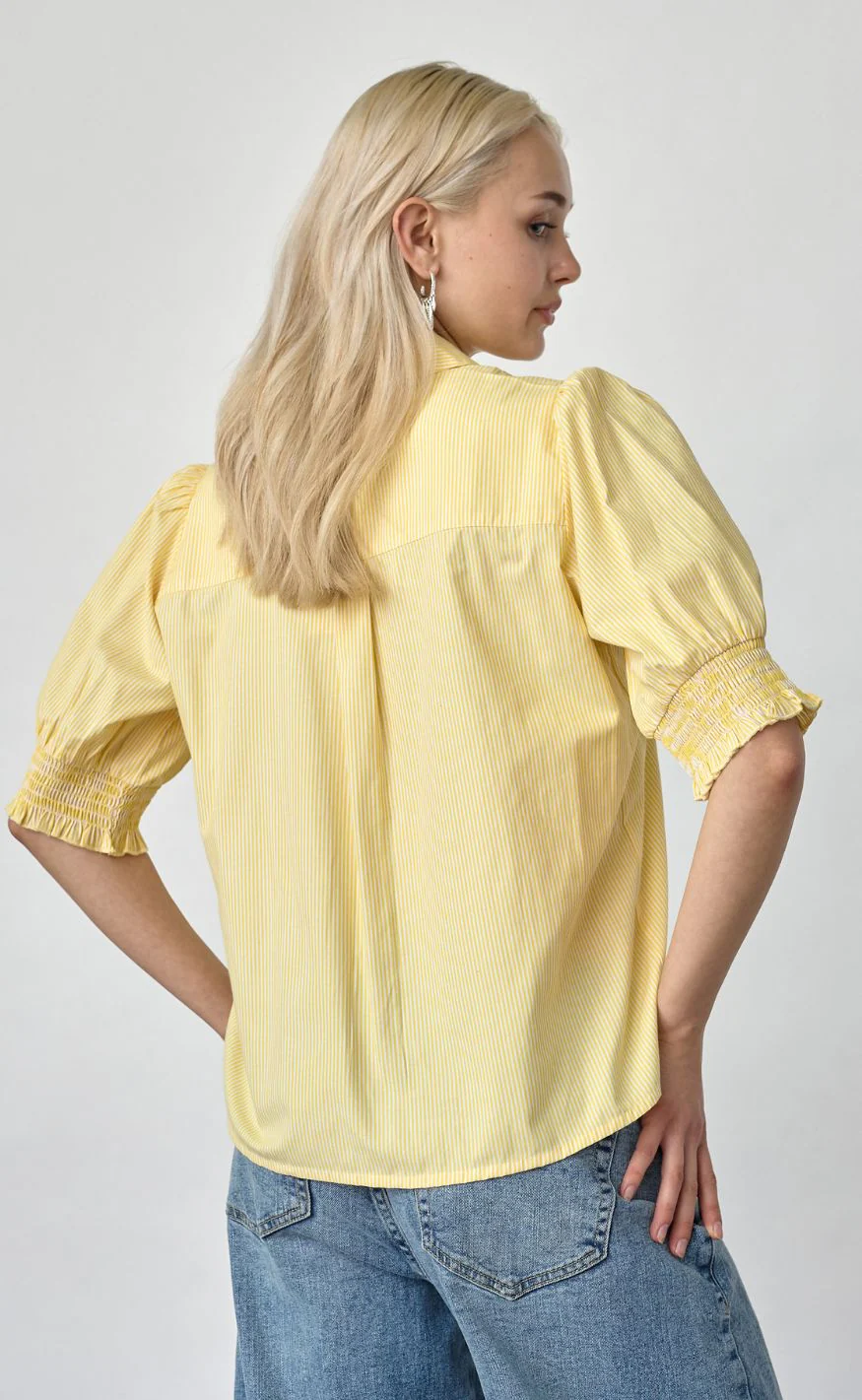 Sisters Point Skjorte - ISOLA-SS17 - Yellow Stripes - Image 3