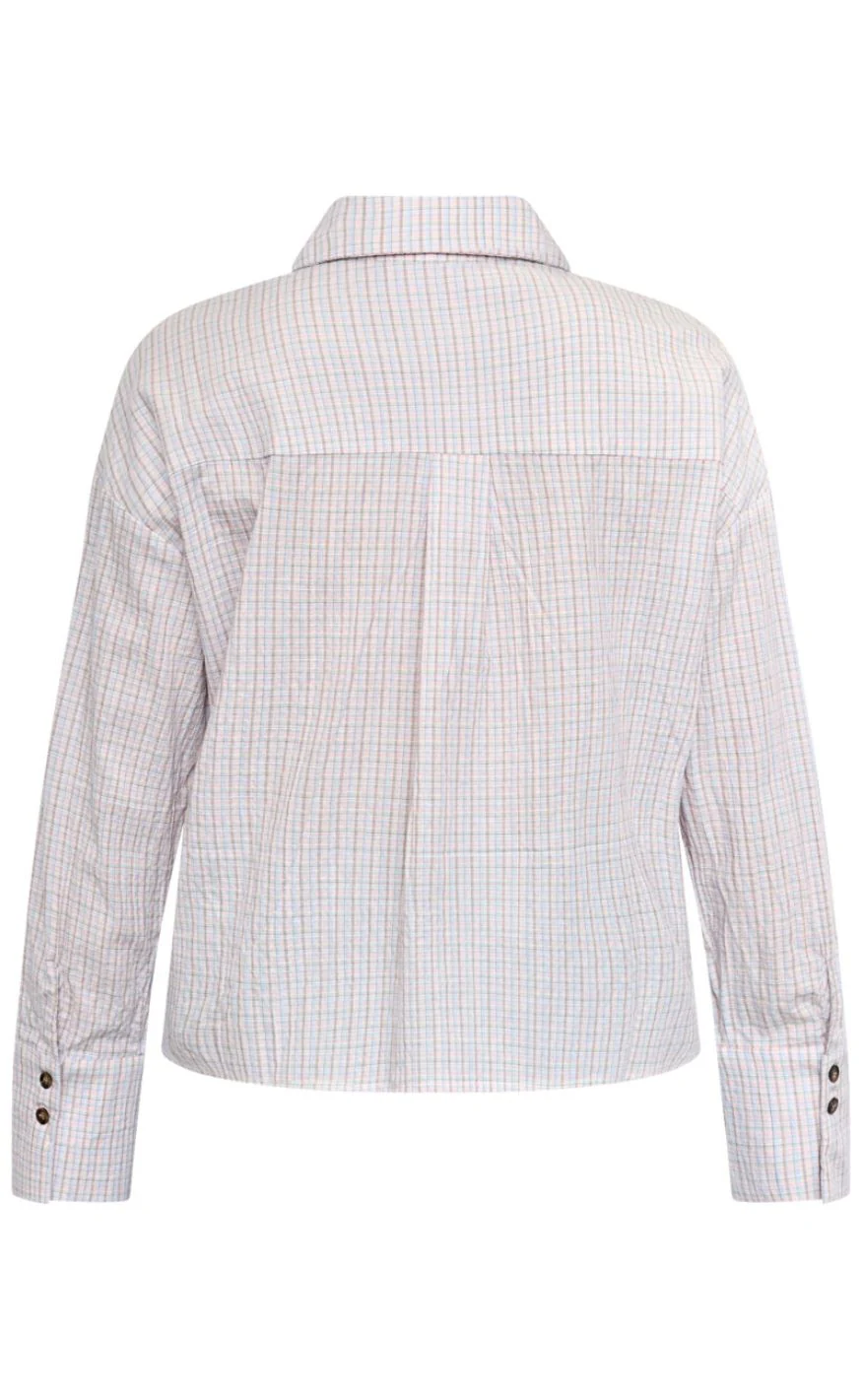 Sisters Point Skjorte - Vibeke-SH - Soft Rose Check - Image 6