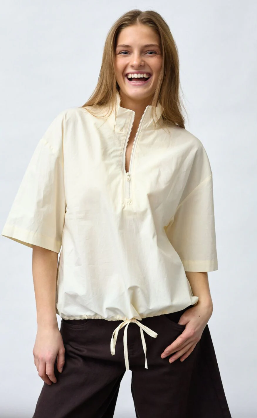 Sisters Point Bluse - Elias-SS - Cream