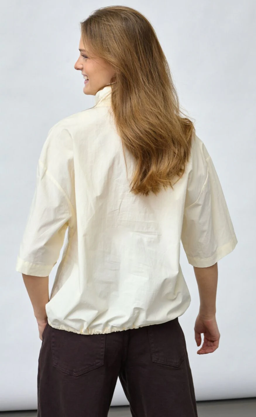 Sisters Point Bluse - Elias-SS - Cream - Image 3
