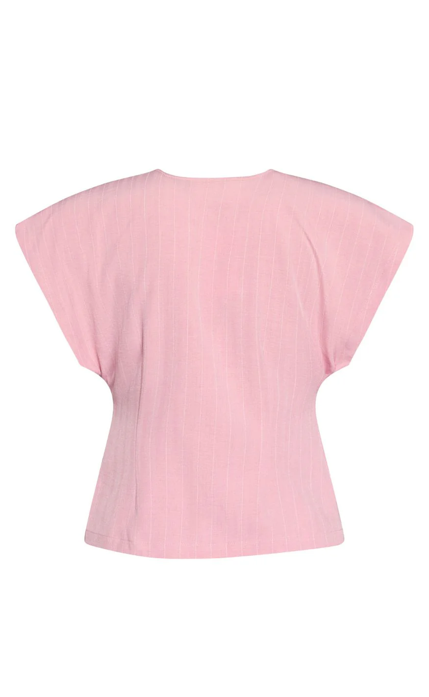 Sisters Point Vest - EVELA-VE2 - Mauve Pinstripe - Image 3