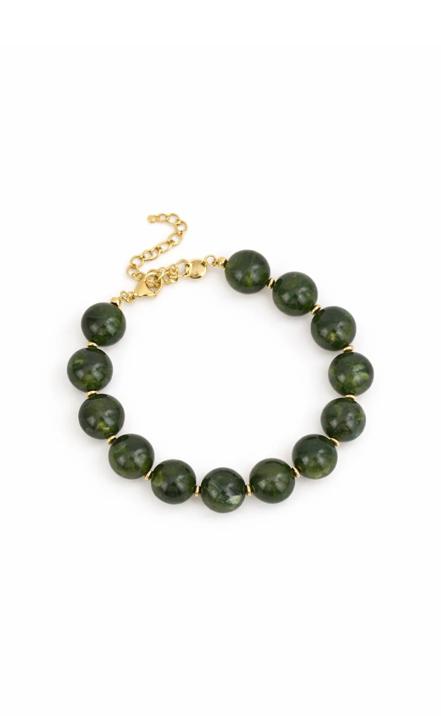 Smykkeli Copenhagen Armbånd - City Pearl - Green