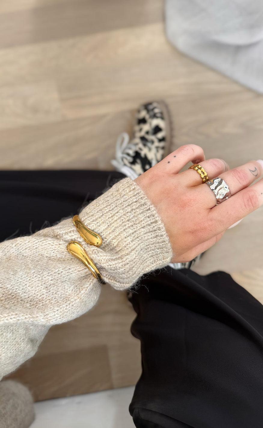Smykkeli Copenhagen Ring - Sally - Golden - Image 12