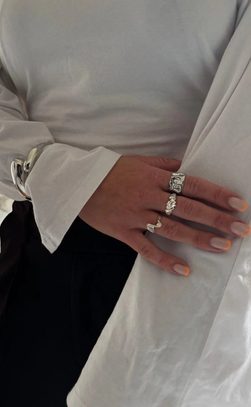 Smykkeli Copenhagen Armbånd - Nanna - Silver Colour - Image 2