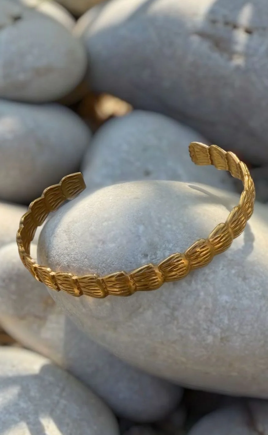 Smykkeli Copenhagen Armbånd - Shelly - Gold Colour - Image 2