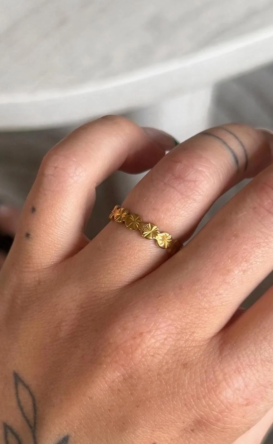 Smykkeli Copenhagen Ring - Sunny - Gold Colour - Image 3