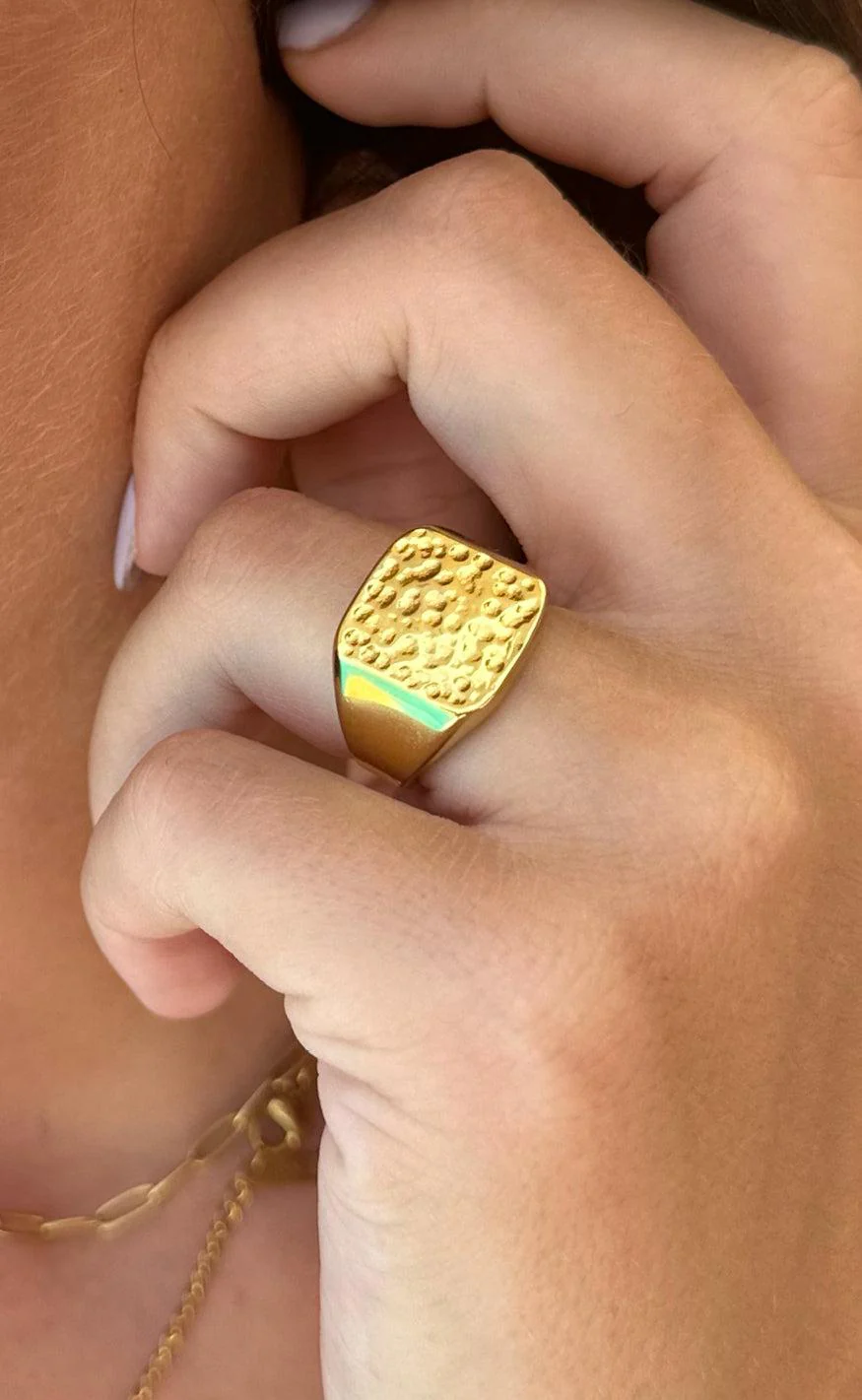 Smykkeli Copenhagen Ring - Ebeltoft - Gold Colour - Image 2
