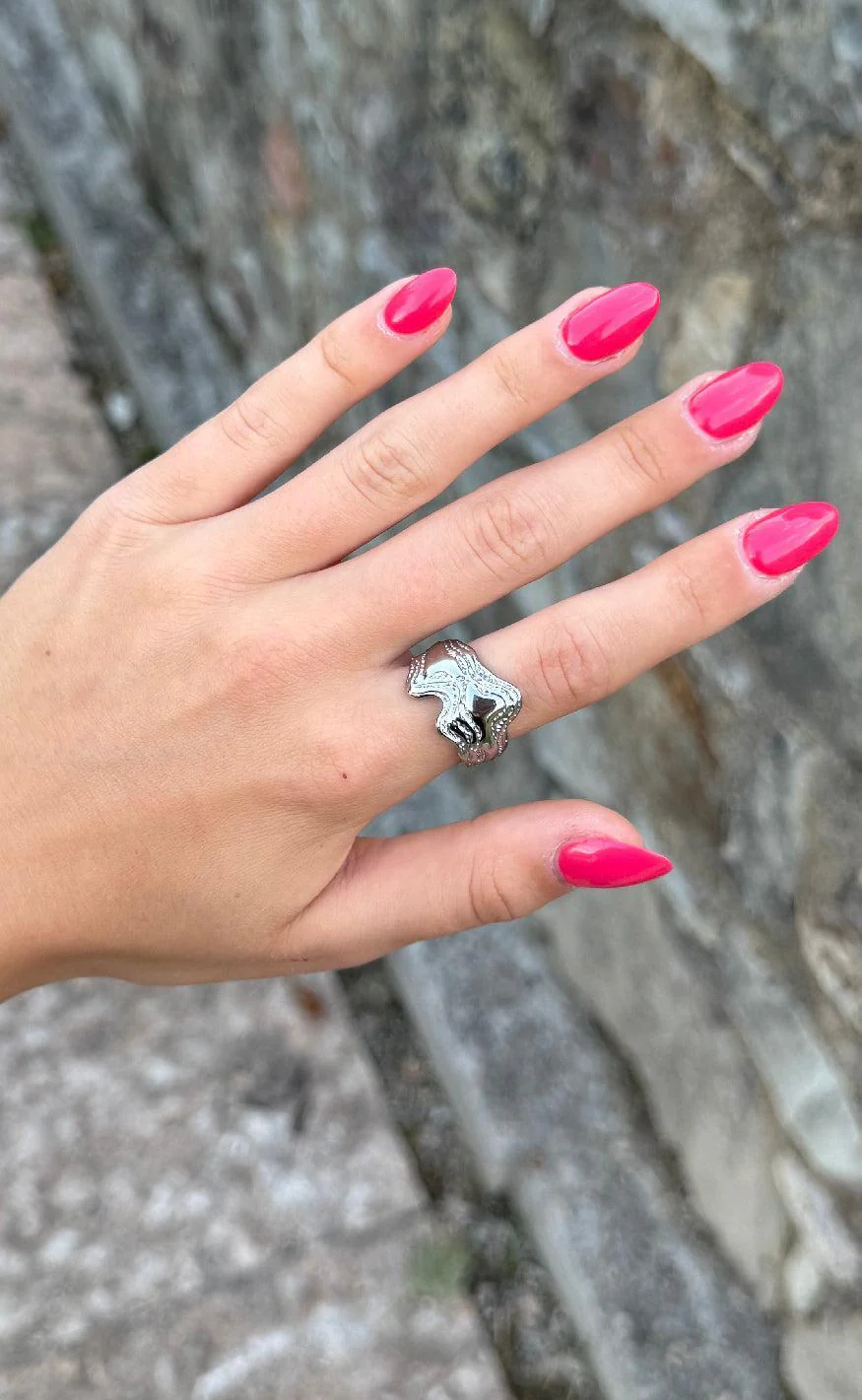 Smykkeli Copenhagen Ring - Line - Silver Colour - Image 2