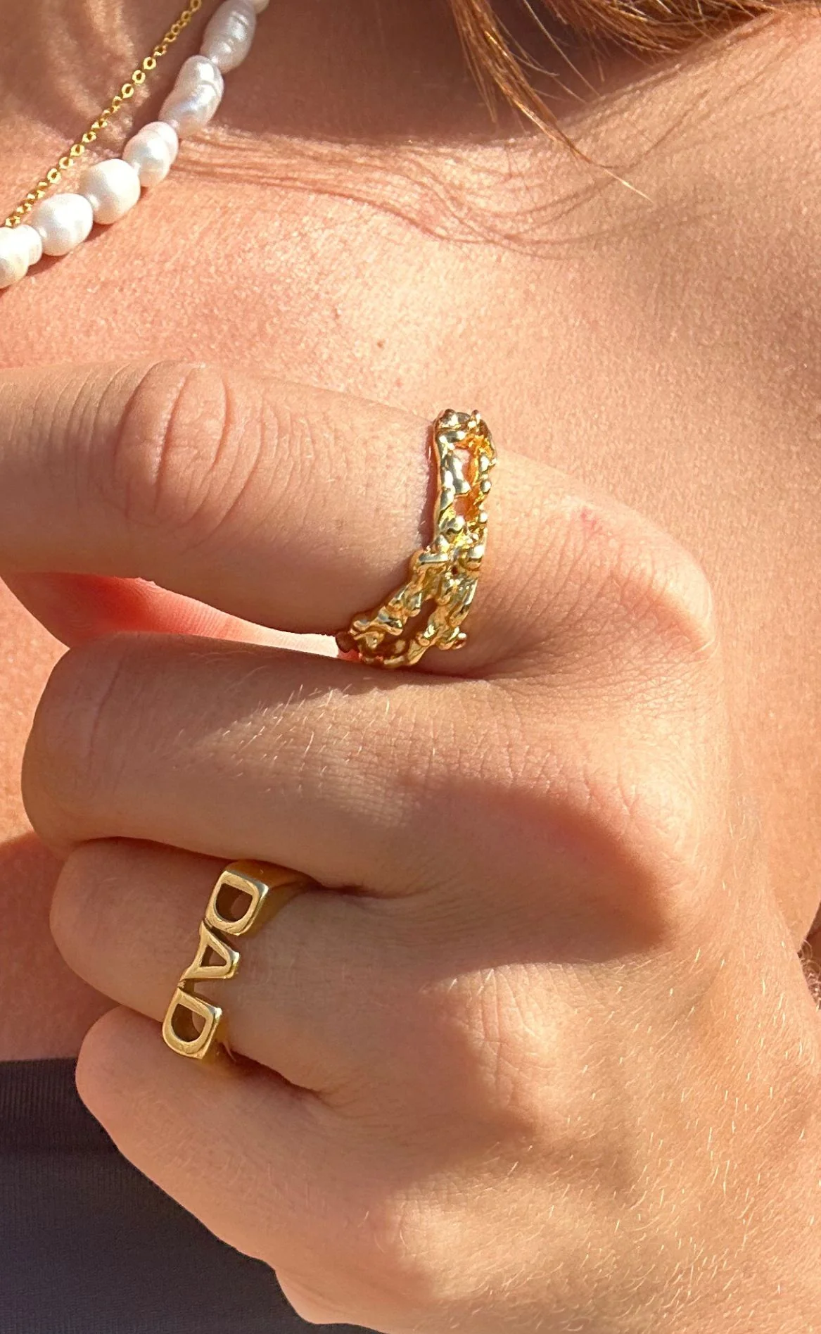Smykkeli Copenhagen Ring - Sally - Golden - Image 2