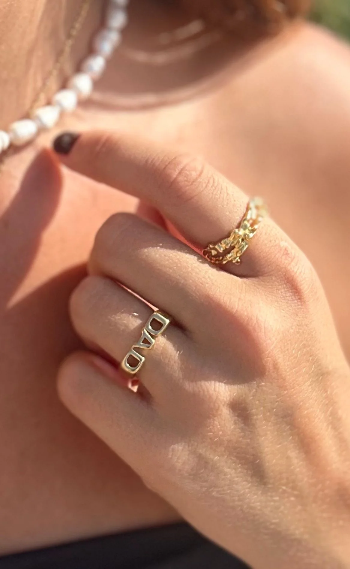 Smykkeli Copenhagen Ring - Sally - Golden - Image 3