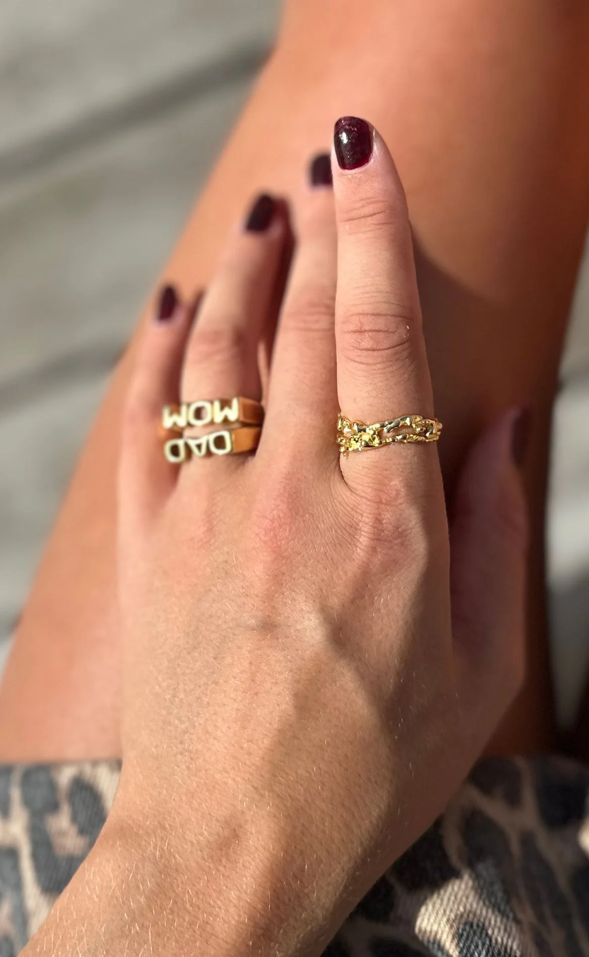 Smykkeli Copenhagen Ring - Sally - Golden - Image 4