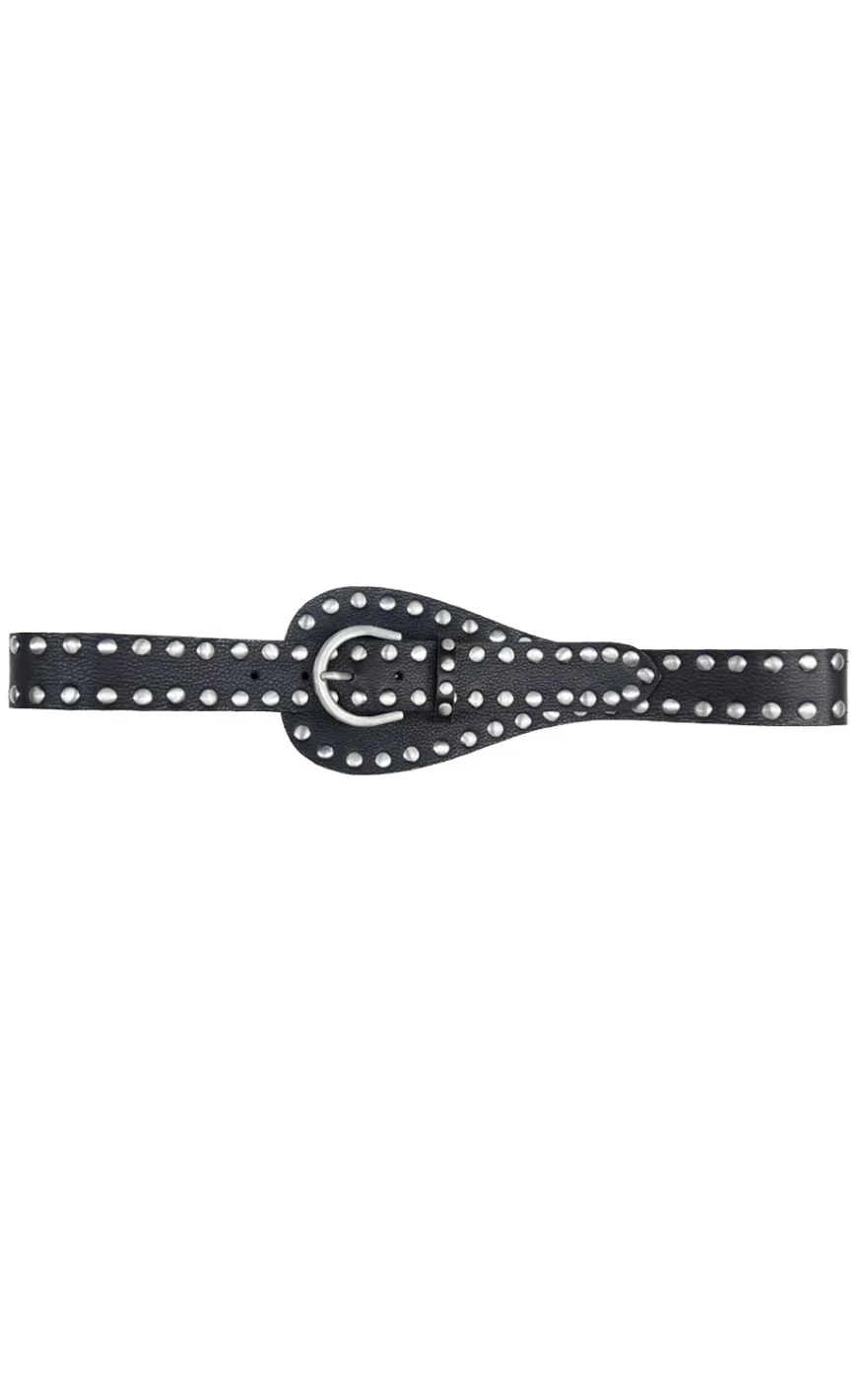 Tim & Simonsen Bælte - Dunja Stud - Black/Silver - Image 3