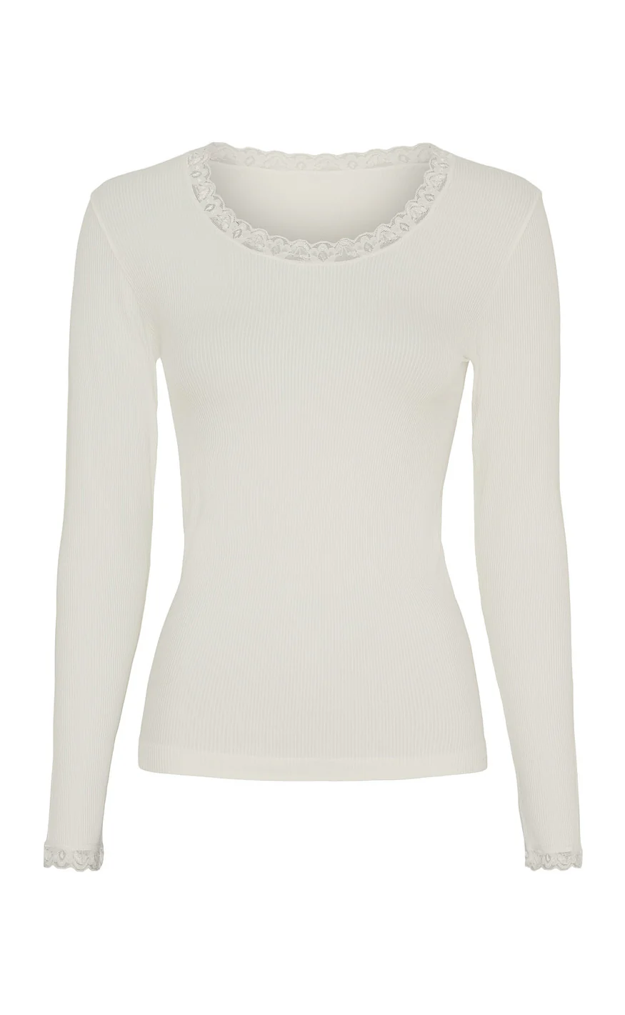 Tim & Simonsen Bluse - Frida Rib - Ivory