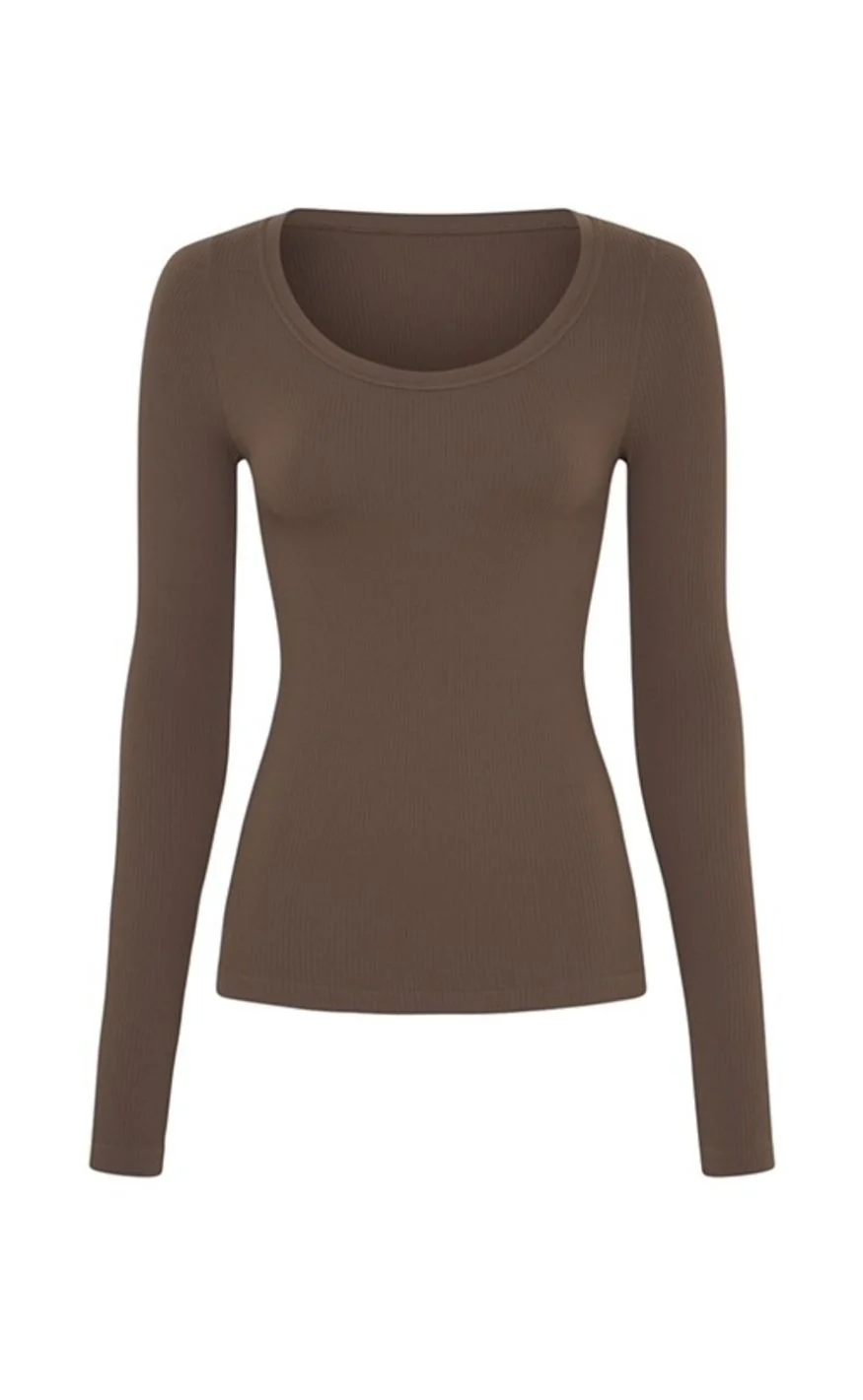 Tim & Simonsen Bluse - Linea Rib - Noce