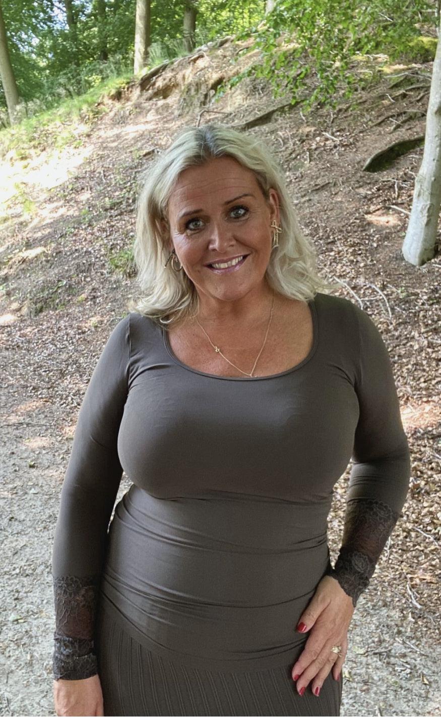 Tim & Simonsen Bluse - Mary - Olive - Image 3