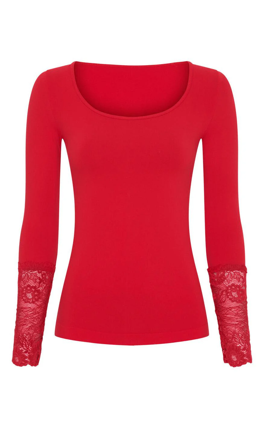Tim & Simonsen Bluse - Mary - Rosso - Image 2