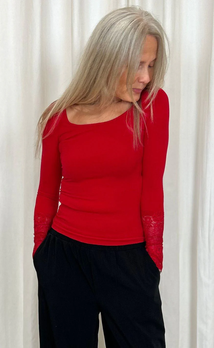 Tim & Simonsen Bluse - Mary - Rosso - Image 3