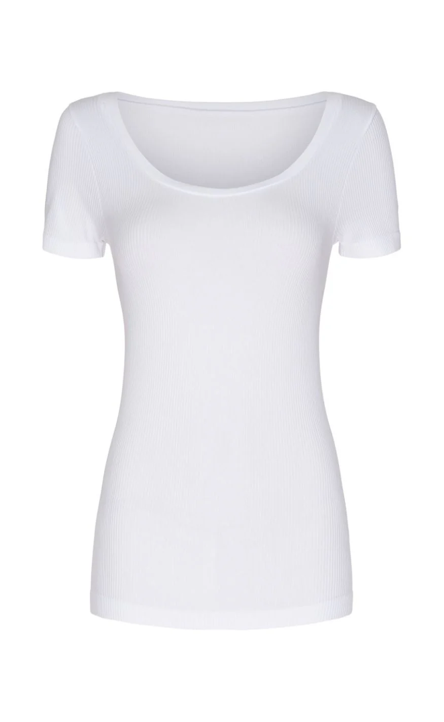 Tim & Simonsen T-shirt - Linea Rib - Bianco