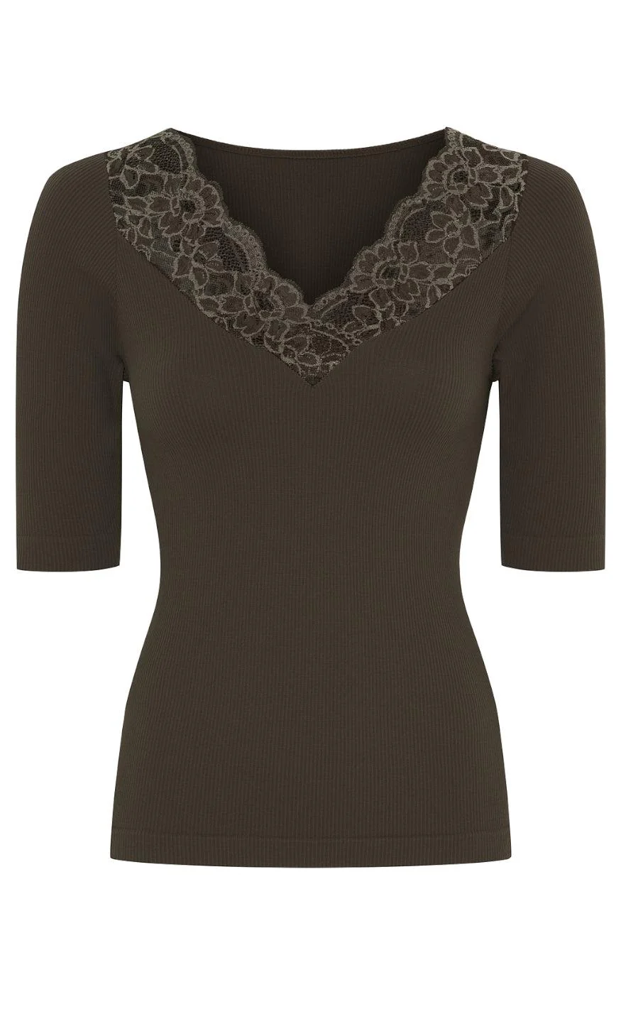 Tim & Simonsen Top - Belen SS - Caffe