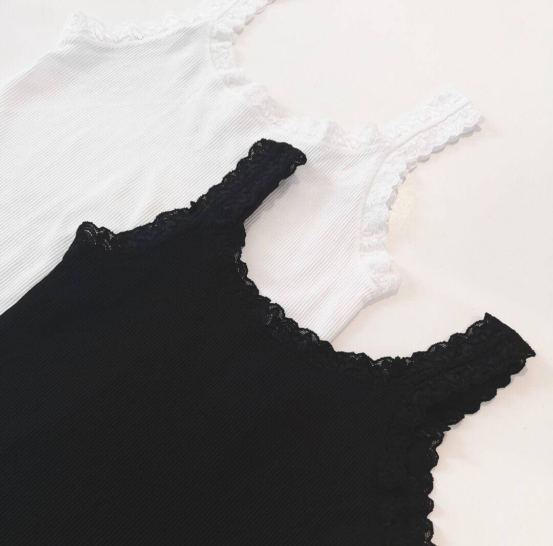 Tim & Simonsen Top - Frida Rib - Bianco - Image 3