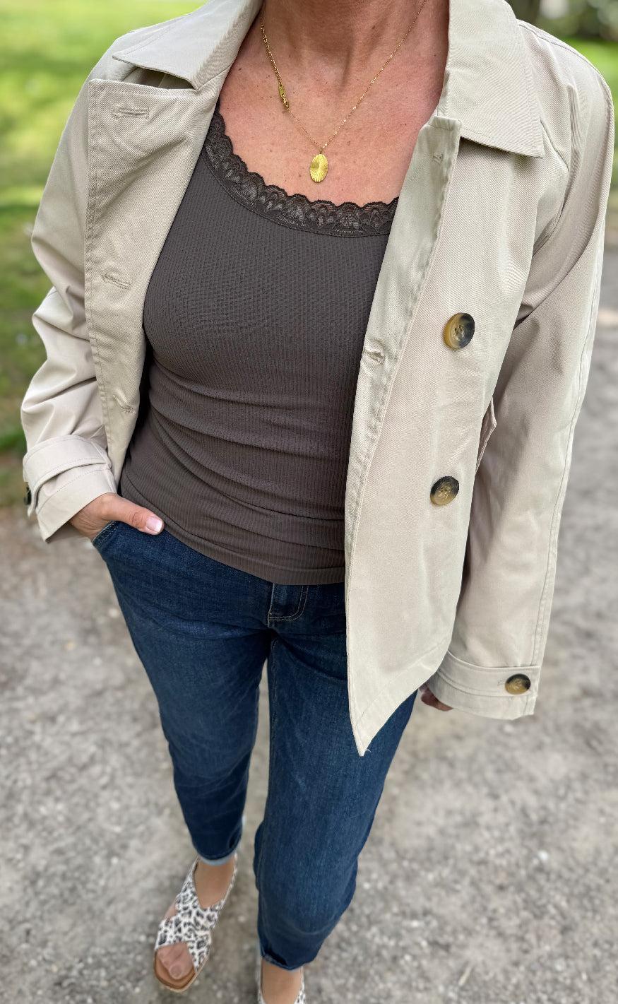 Tim & Simonsen Top - Frida Rib - Noce - Image 2