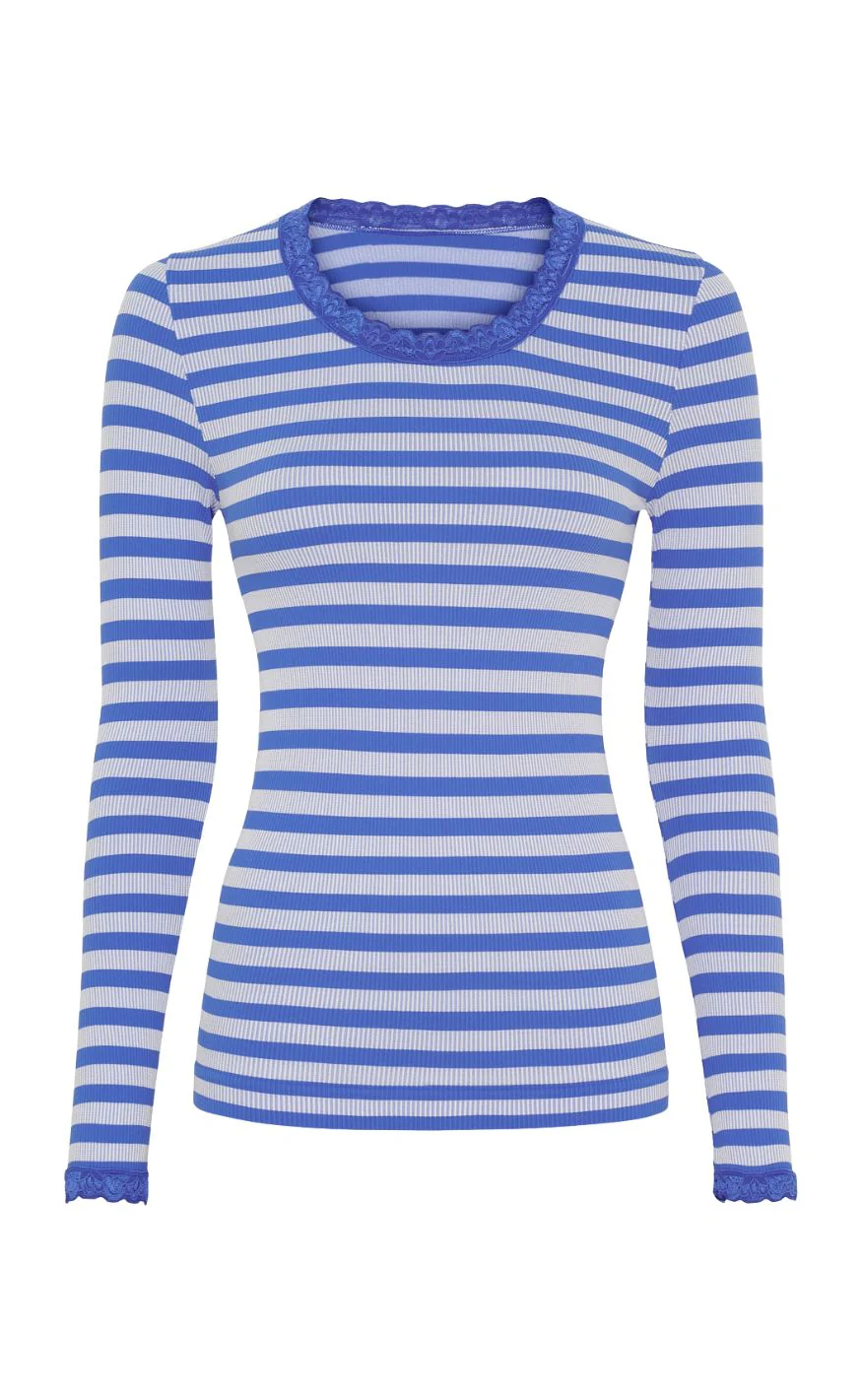 Tim & Simonsen Bluse - Isa Frida - Alaska/Bianco - Image 2
