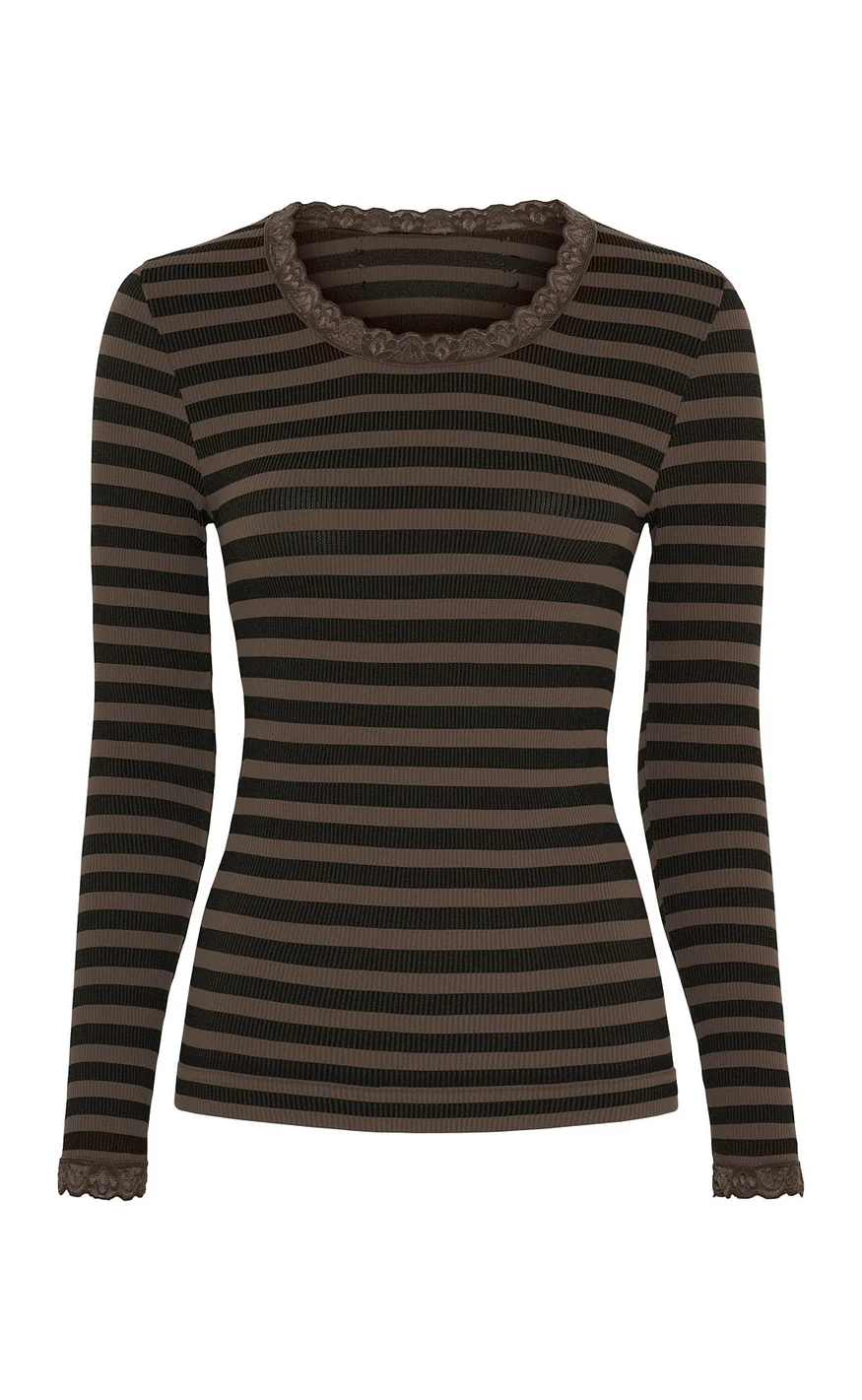 Tim & Simonsen Bluse - Isa Frida - Nero/Noce