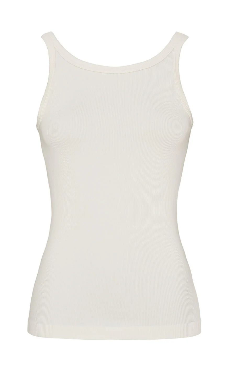 Tim & Simonsen Top - Lone Rib - Ivory