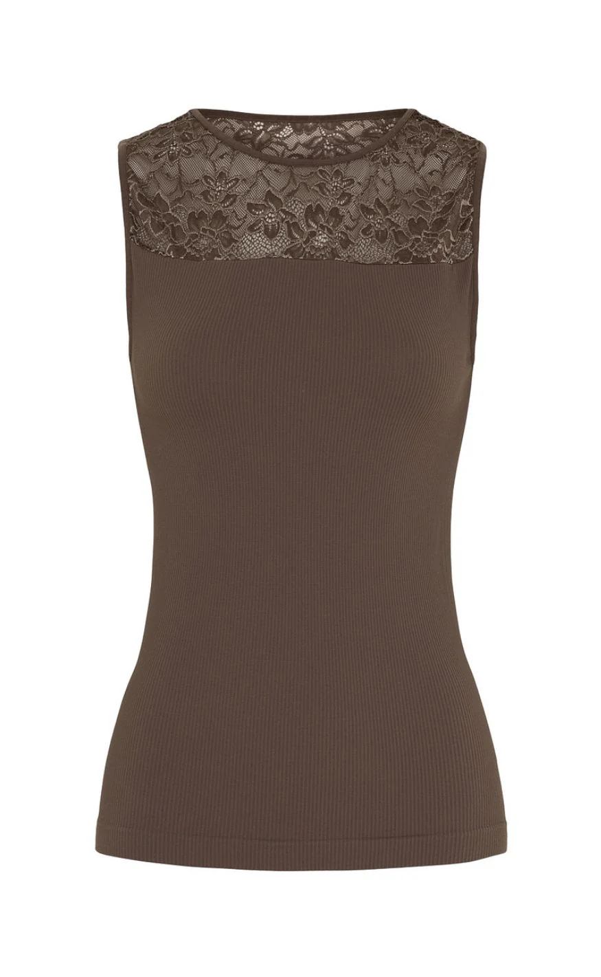 Tim & simonsen Top - Nancy Rib - Noce
