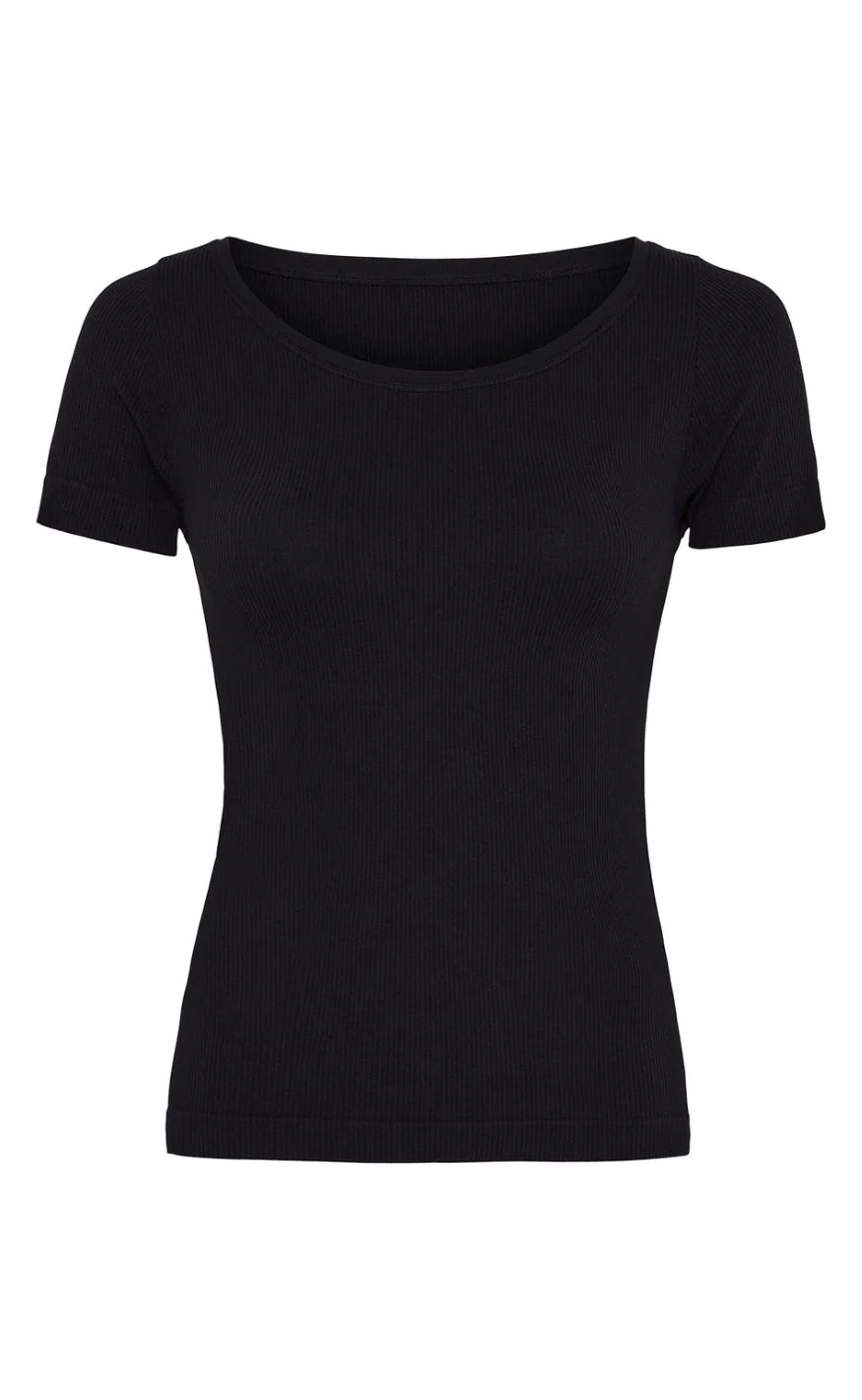 Tim & Simonsen T-shirt - Linea Rib - Nero