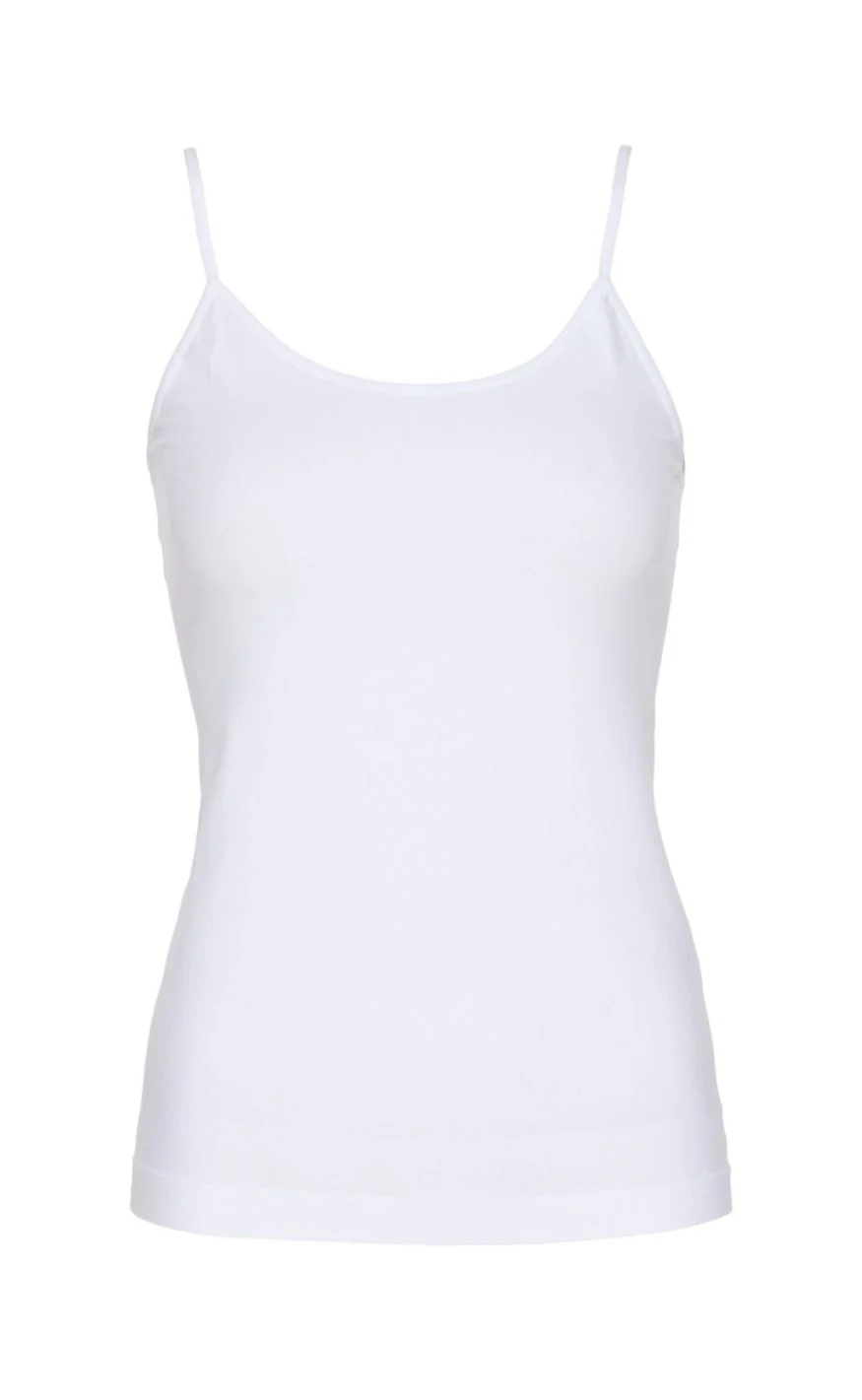 Tim & Simonsen Top - Ellen Spaghetti - Bianco