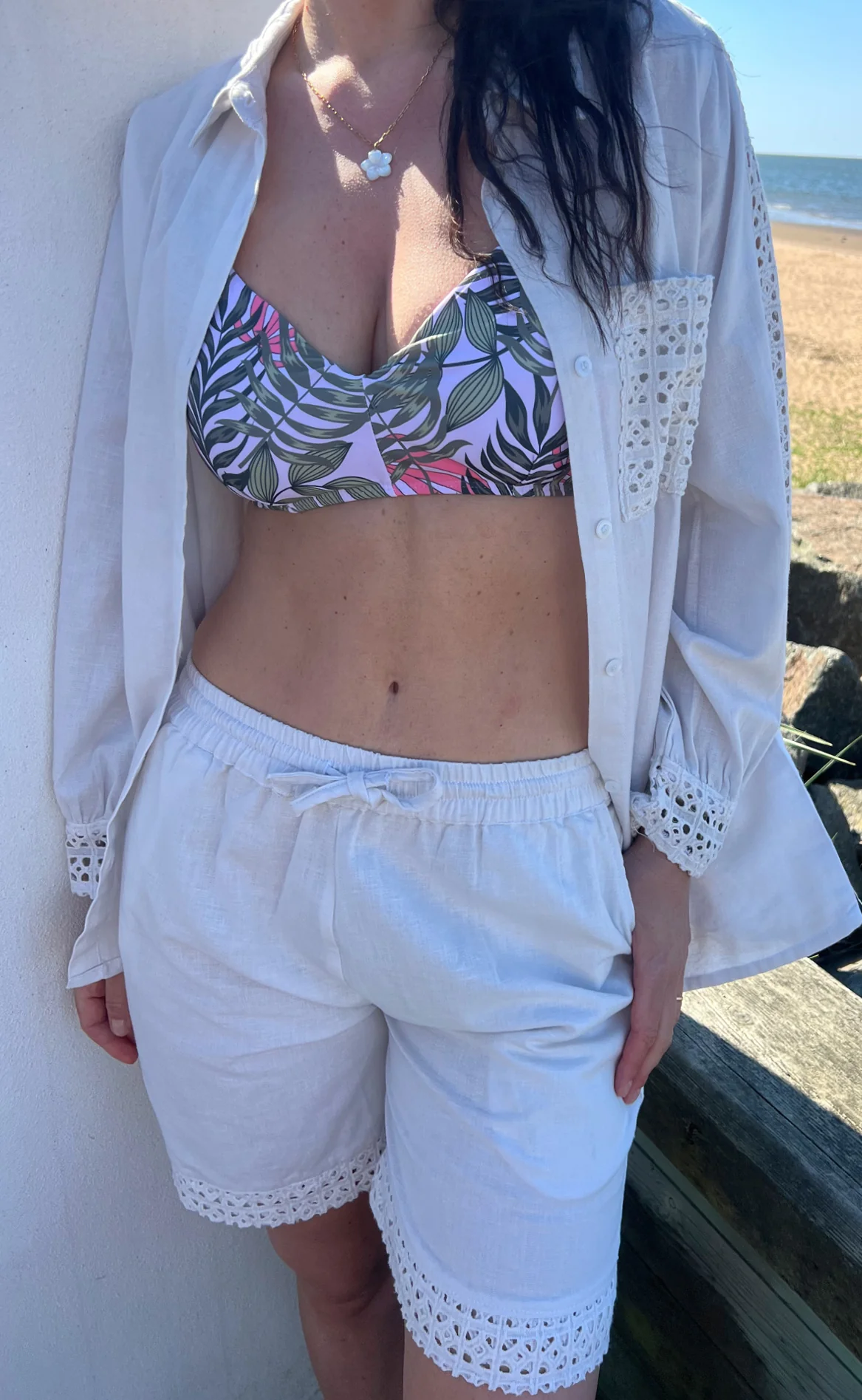 Unica Copenhagen Bikini Overdel / Top - Eda - Palm Print - Image 2