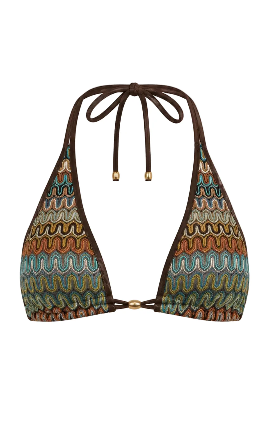 Unica Copenhagen Bikini Overdel - Cilla - Brown - Image 2